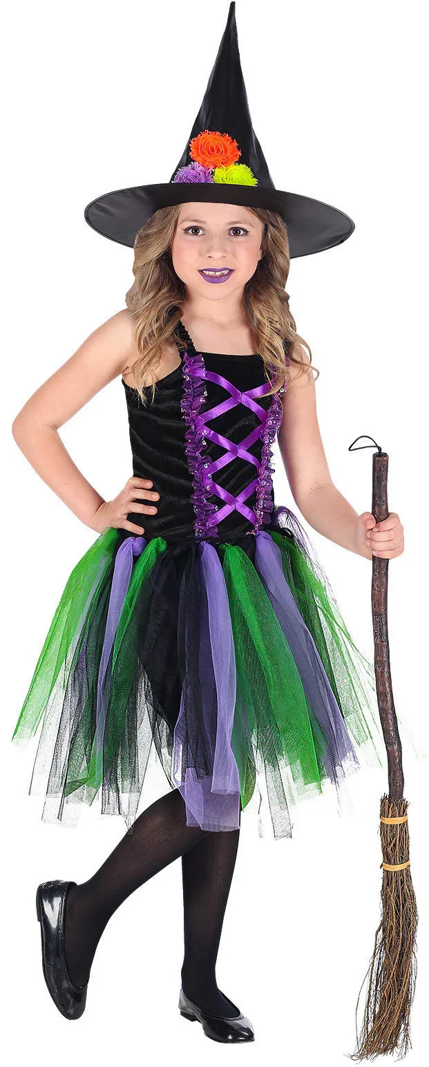 Disfraz de Bruja con Tutú Infantil Brujas Widmann