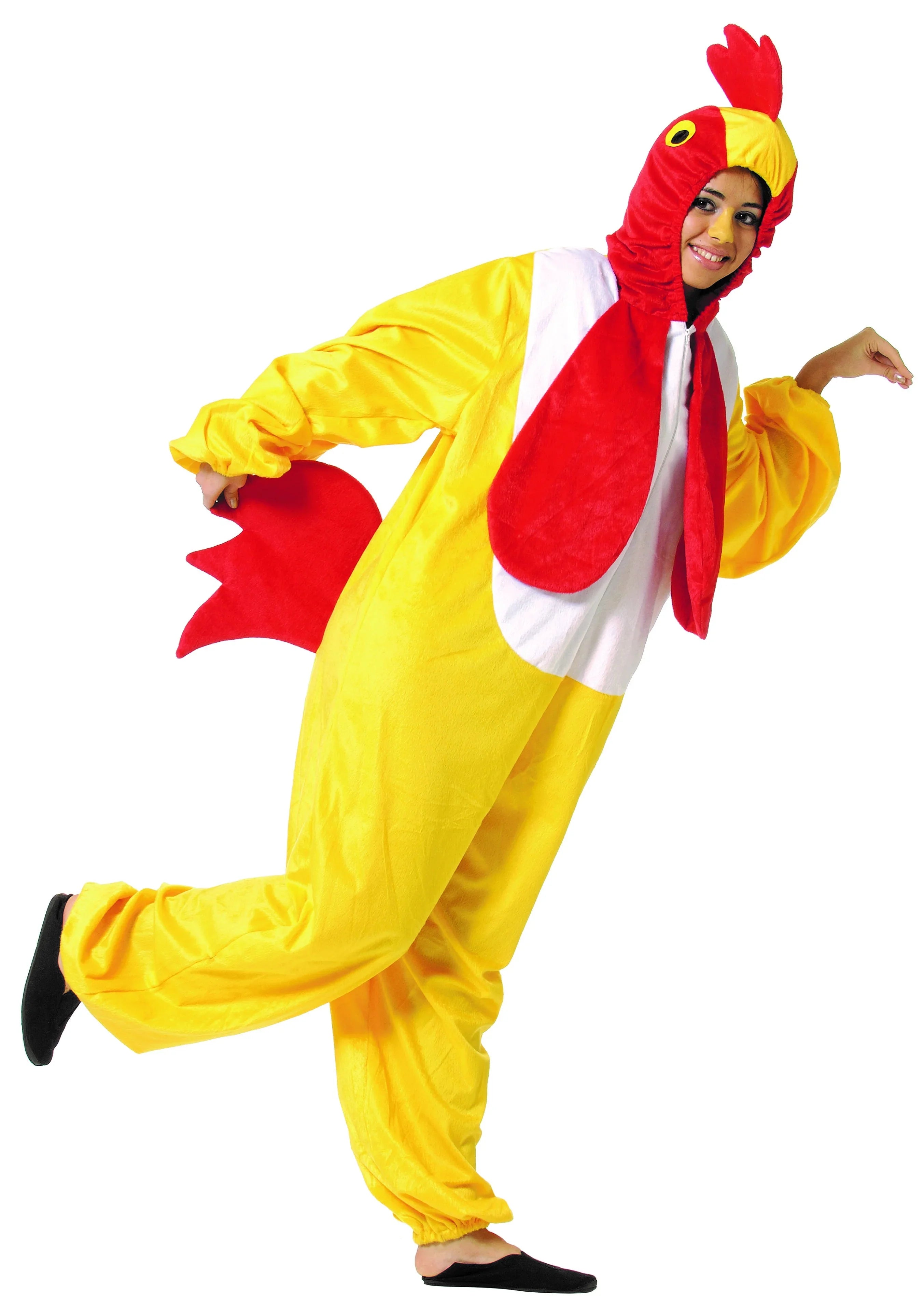 Disfraz de Gallo Amarillo para Adulto Pollo y Gallina Fycar Complementos