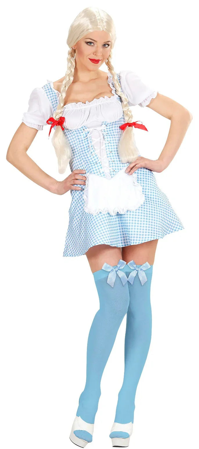 Disfraz de Tirolesa Azul Cielo para Mujer Tiroleses Oktoberfest Widmann