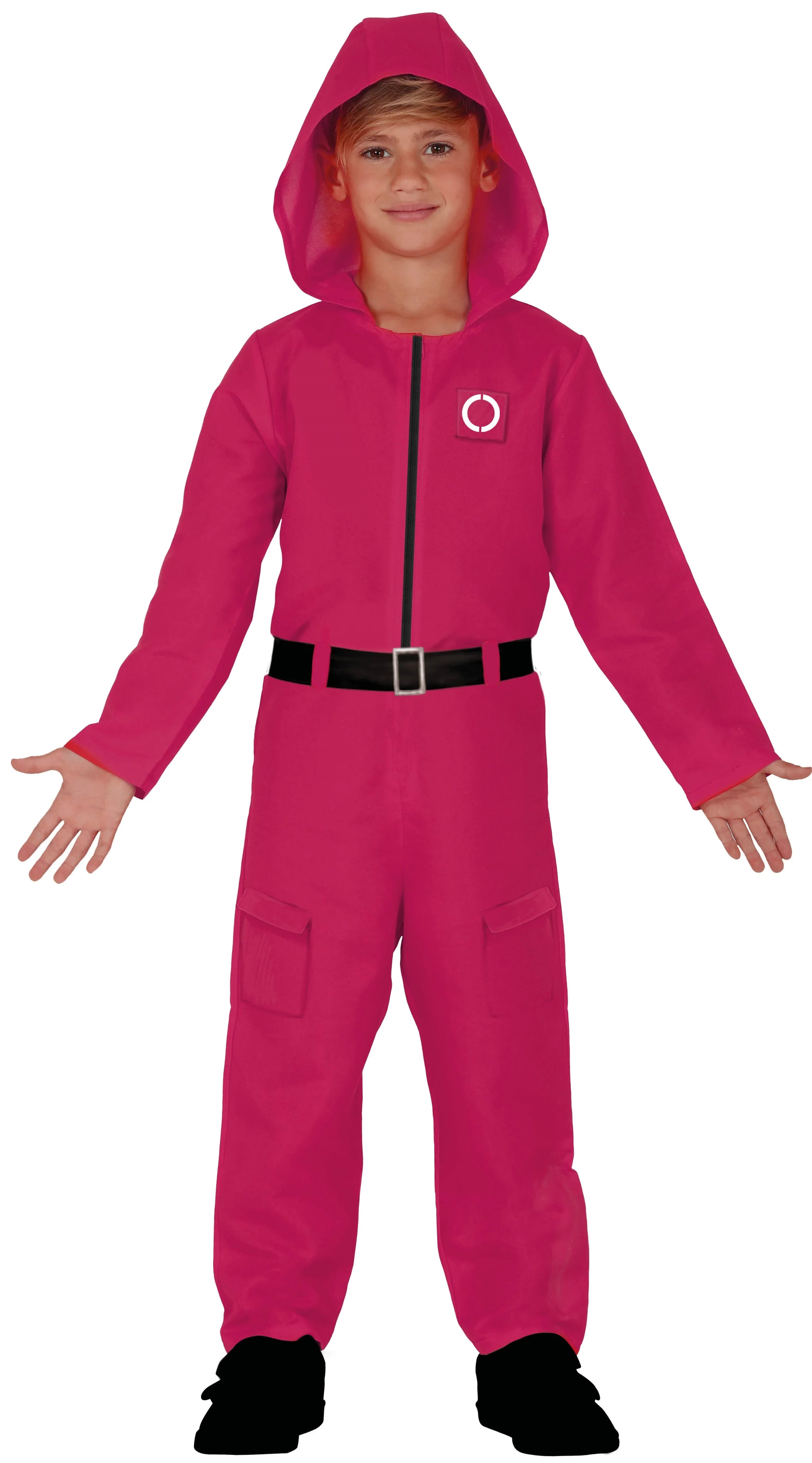 Disfraz Mono Rojo de El Juego del Calamar Infantil El Juego del Calamar Guirca