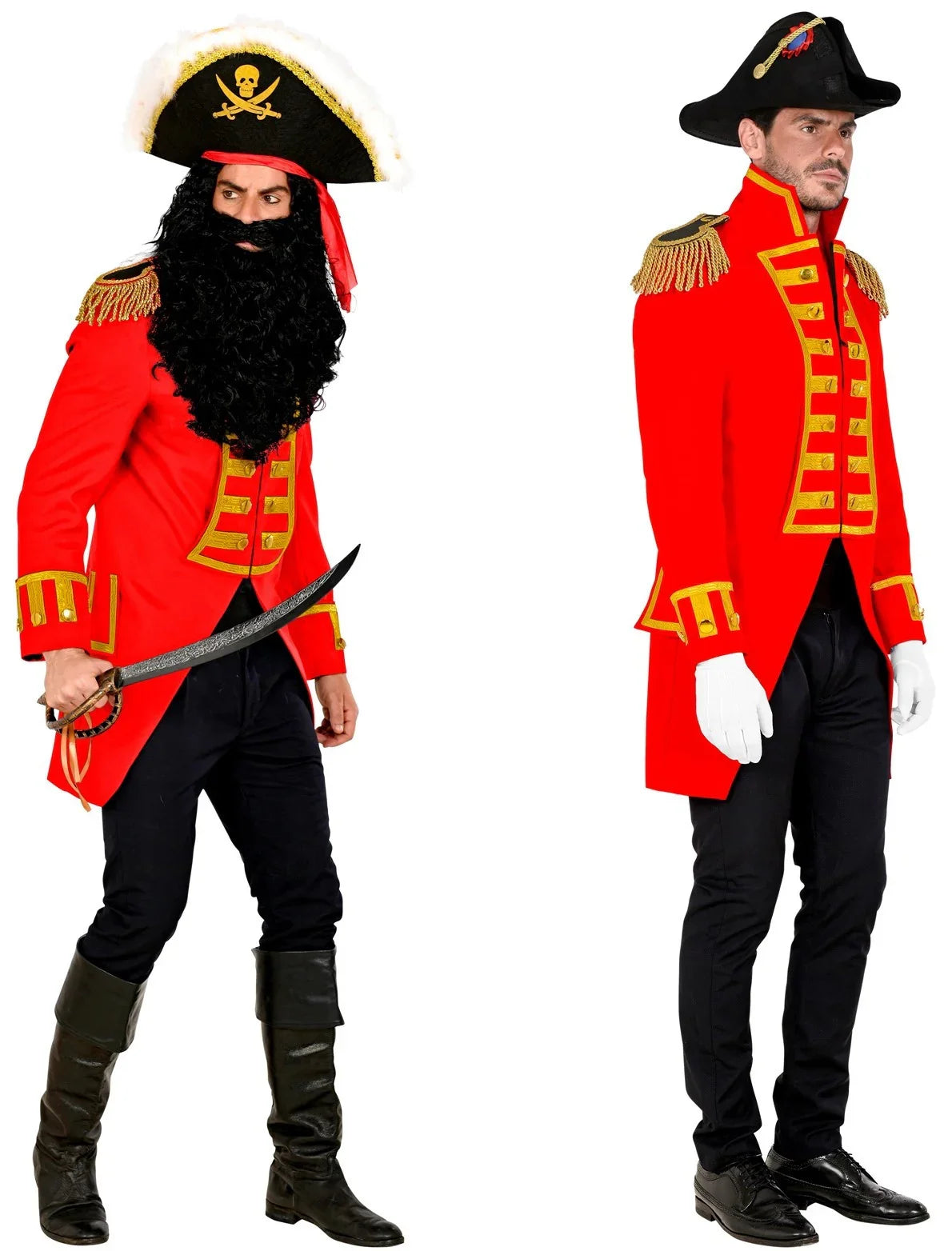 Chaqueta Roja con Pechera Dorada para Hombre Chaquetas, Chalecos y Camisas Widmann