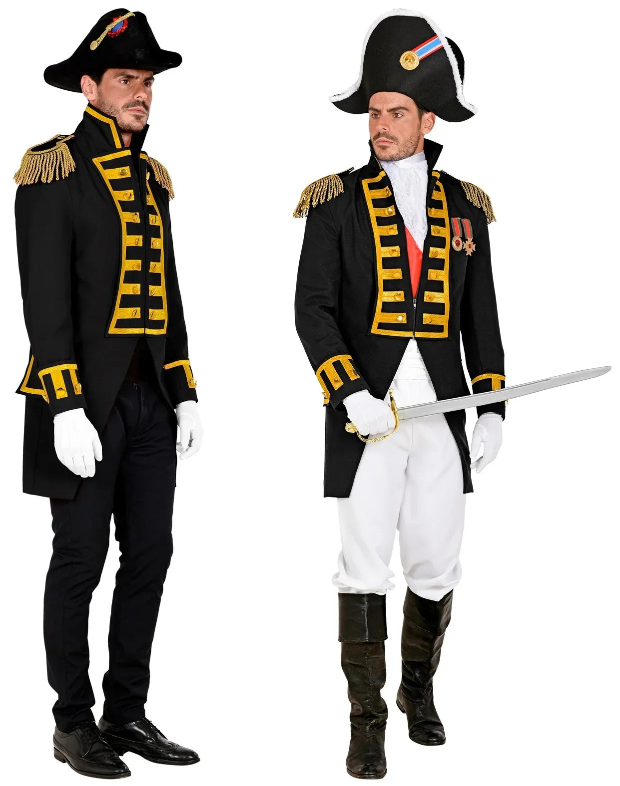 Chaqueta Negra con Pechera Dorada para Hombre Chaquetas, Chalecos y Camisas Widmann