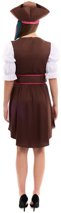 Disfraz de Capitana Pirata para Mujer Piratas Partilandia