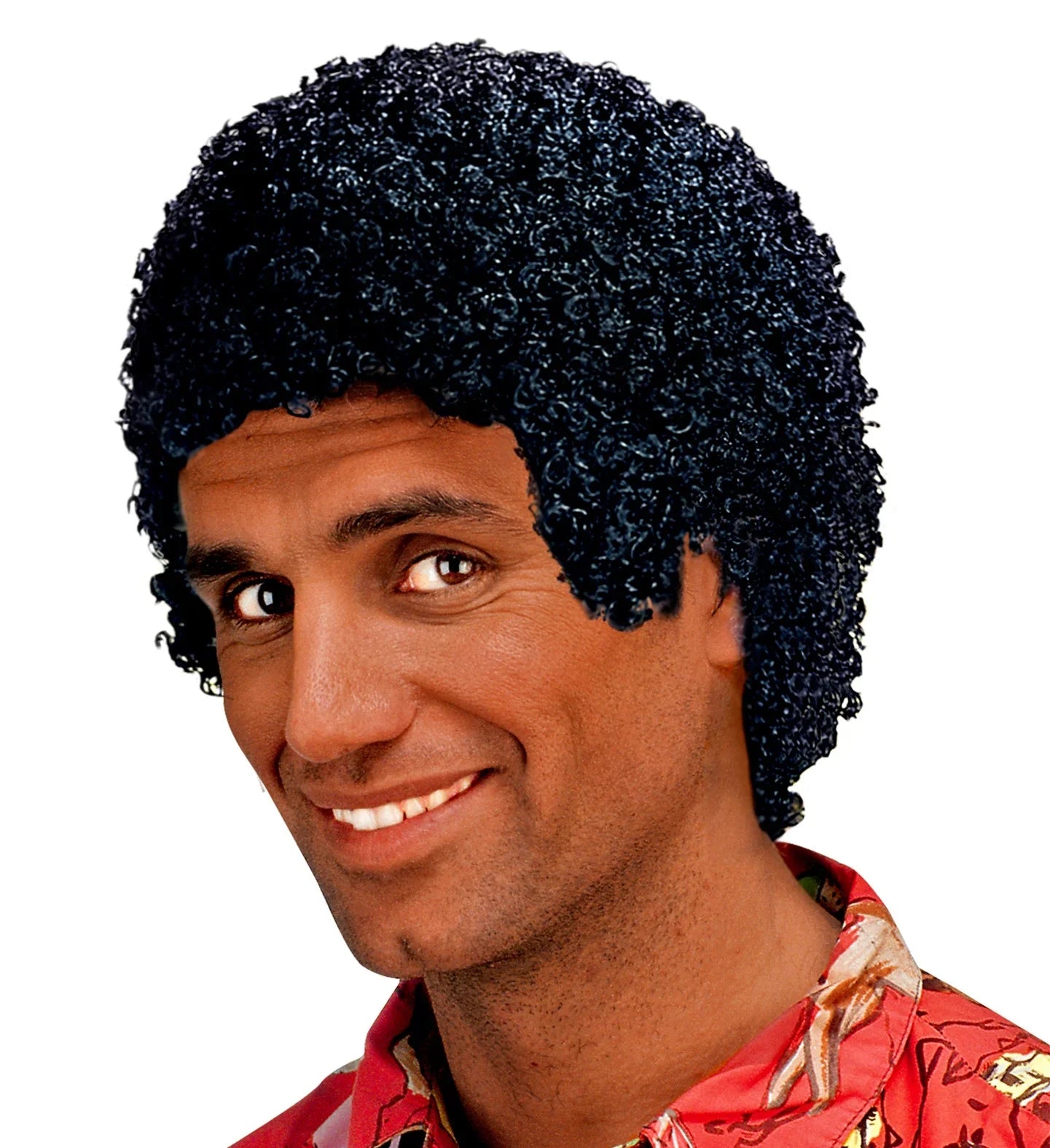 Peluca Afro Morena Corta Efecto Mojado Pelucas Afro Widmann