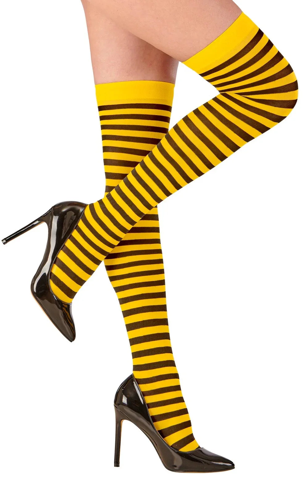 Medias de Rayas Amarillas y Negras COMPLEMENTOS Widmann
