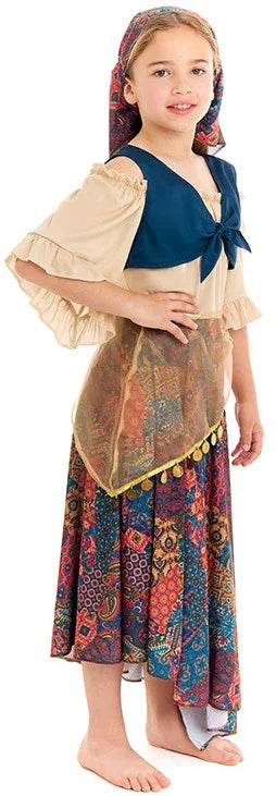 Disfraz de Gitana Zíngara para Niña Gitanas Partilandia