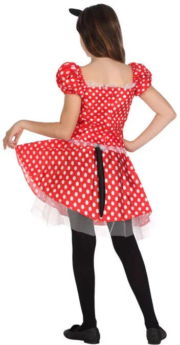 Disfraz de Minnie con Cola para Niña Mickey Mouse & Minnie Mouse Atosa