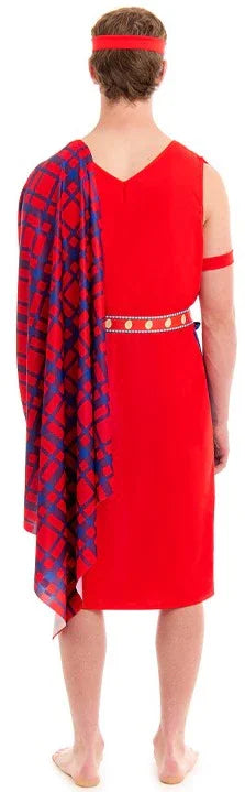 Disfraz de Tribu Masái para Hombre Africanos Partilandia