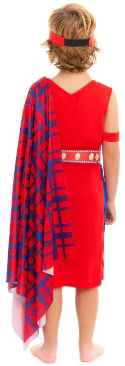 Disfraz de Tribu Masái para Niño Africanos Partilandia