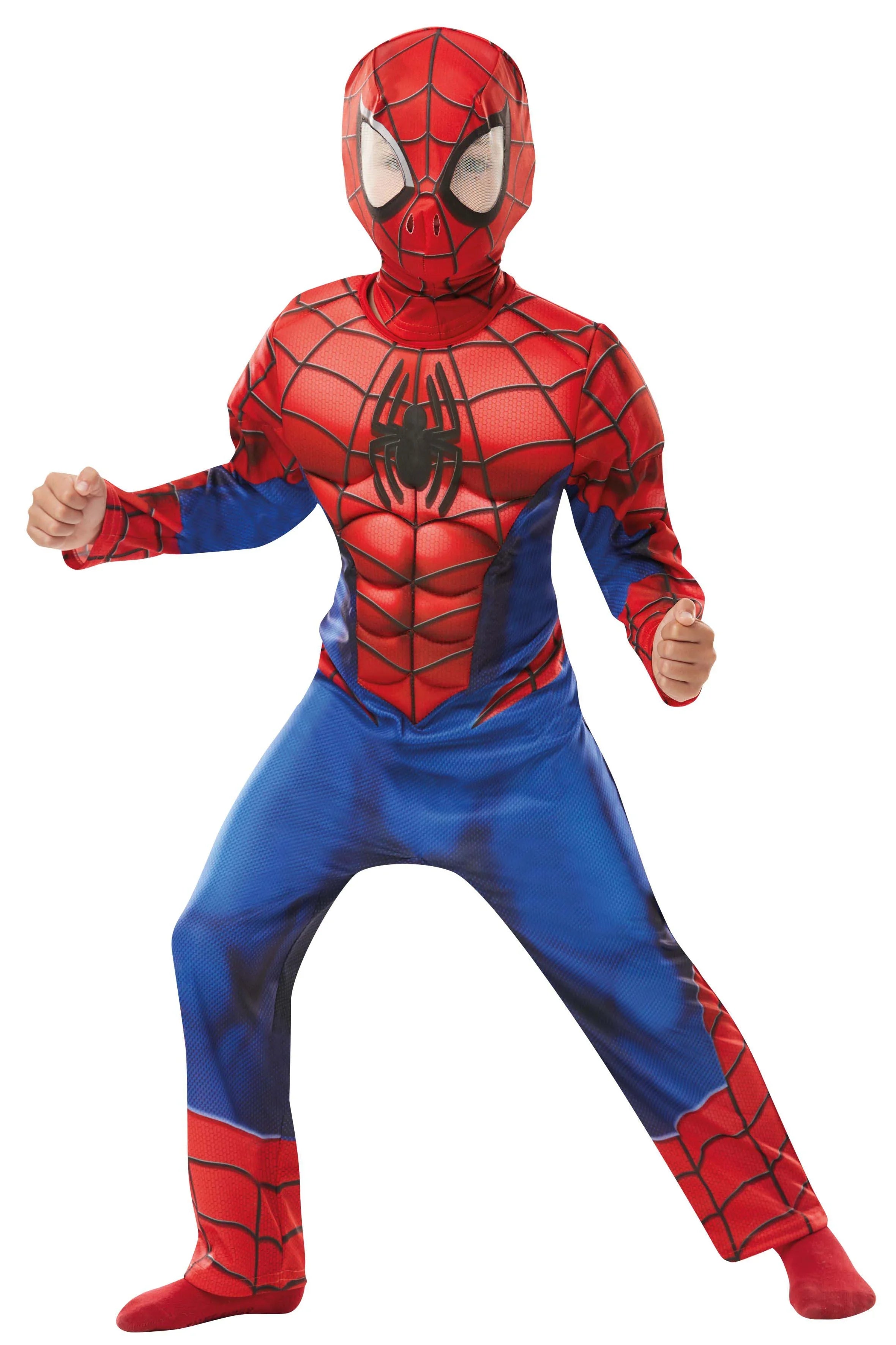 Disfraz de Spiderman Musculoso Infantil Oficial Marvel Superhéroes Infantiles Rubies
