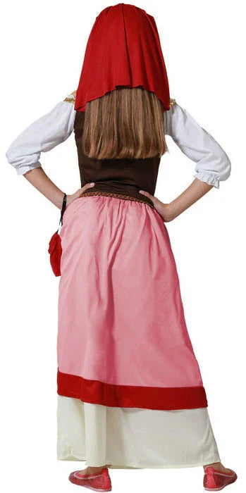 Disfraz de Mesonera Infantil Medieval Infantiles Atosa