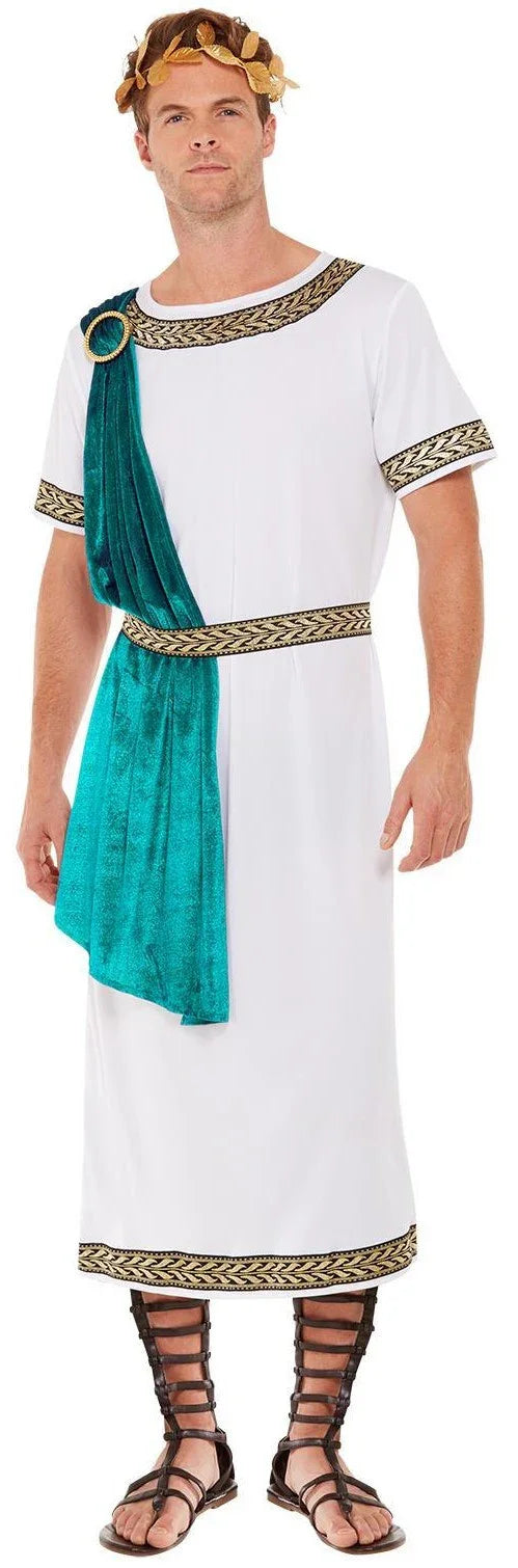 Disfraz de Emperador Romano con Toga para Hombre Senadores Romanos Smiffys
