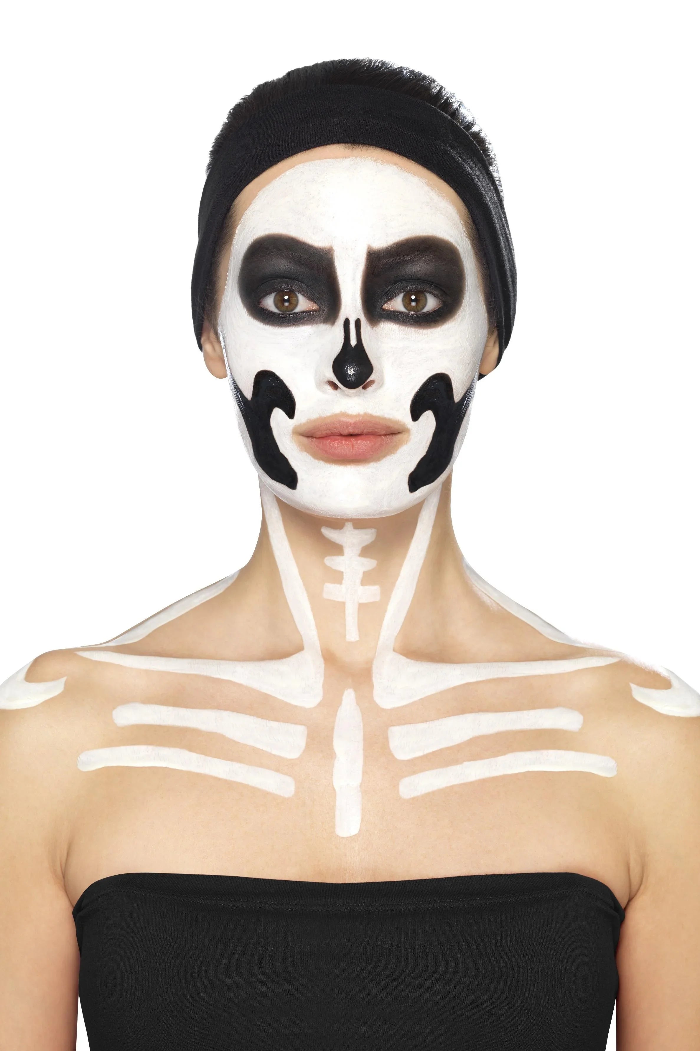 Kit de Maquillaje de Esqueleto con Látex Líquido Kits de Maquillaje Smiffys