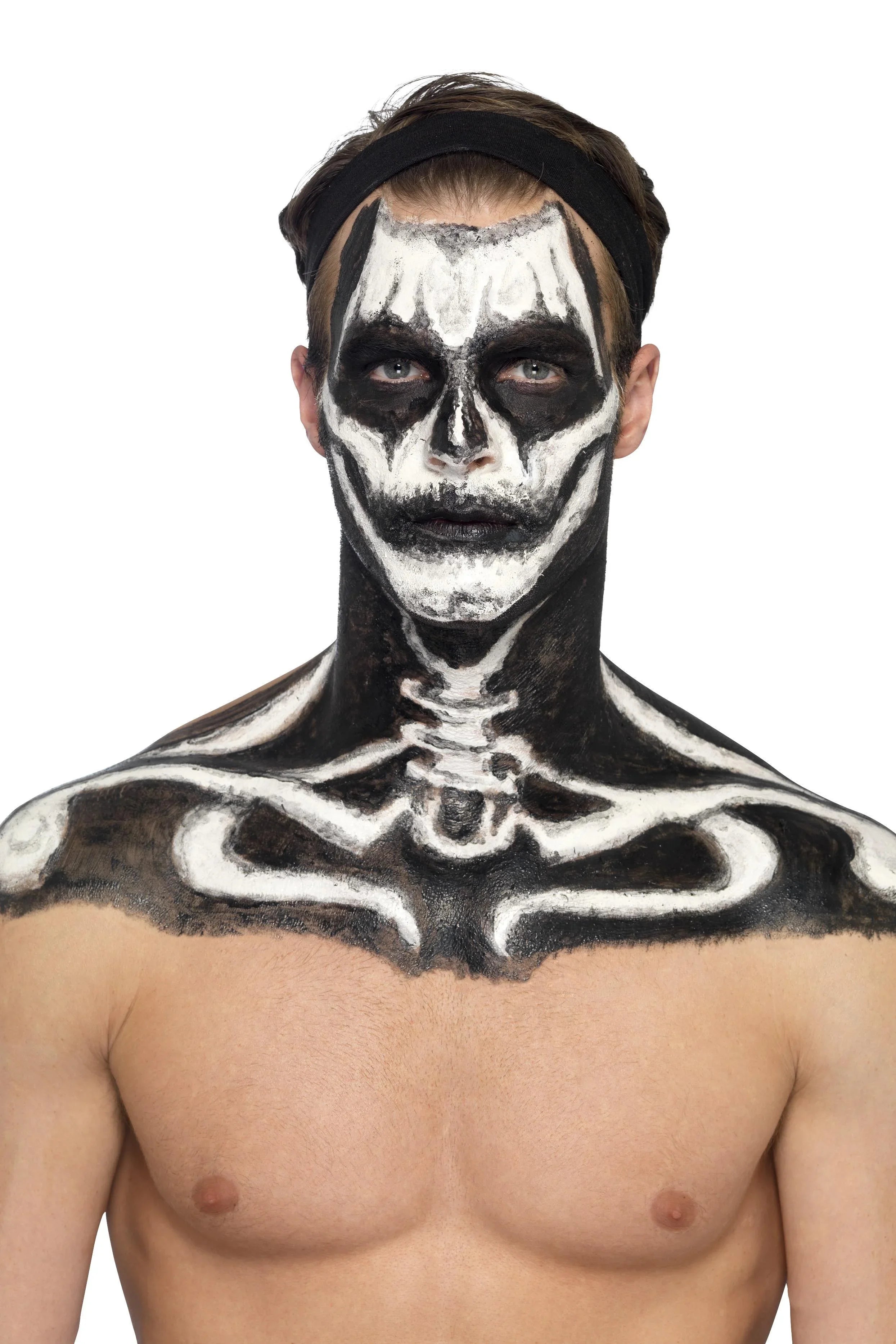 Kit de Maquillaje de Esqueleto con Látex Líquido Kits de Maquillaje Smiffys