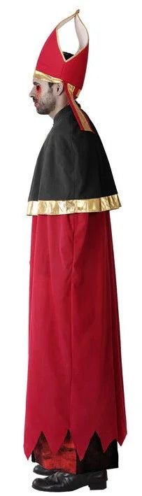 Disfraz de Obispo Sangriento Satánico para Hombre Curas y Obispos Atosa