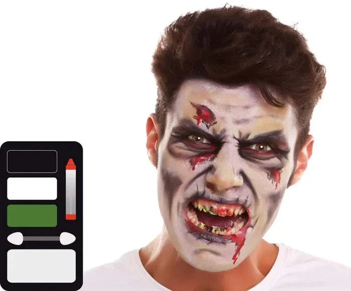 Kit de Maquillaje de Zombie para Adulto Maquillaje Halloween Viving