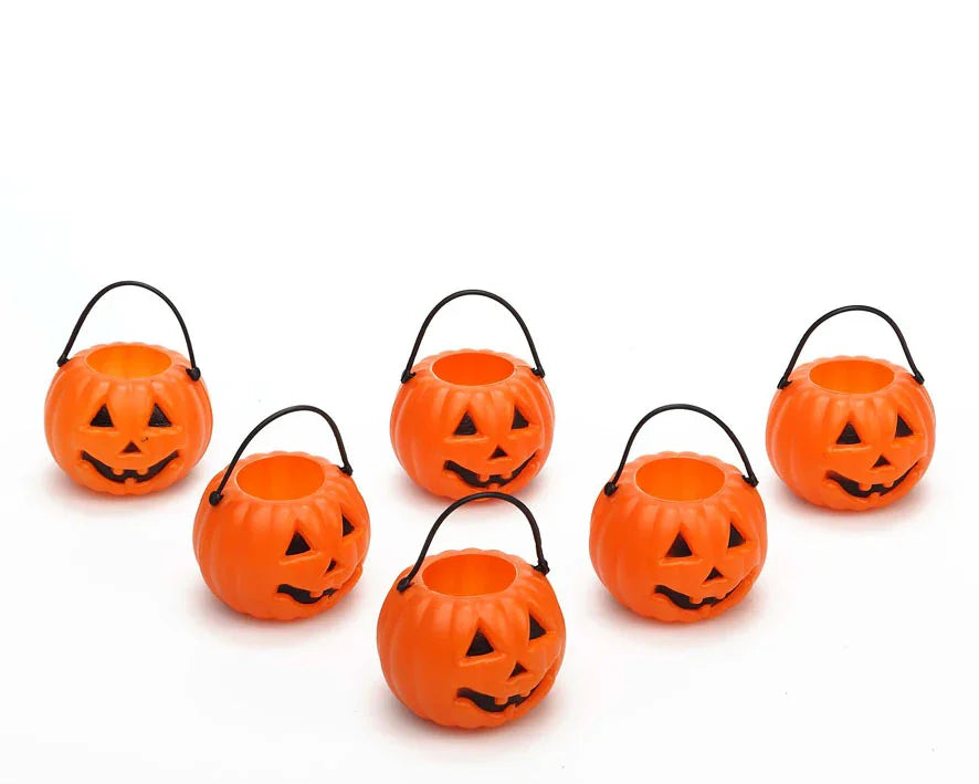 Pack de 6 Calabazas para Decoración de Halloween Halloween Atosa
