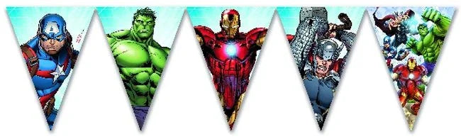 Guirnalda de Los Vengadores para Decoración Decoración y Menaje Superhéroes Liragram