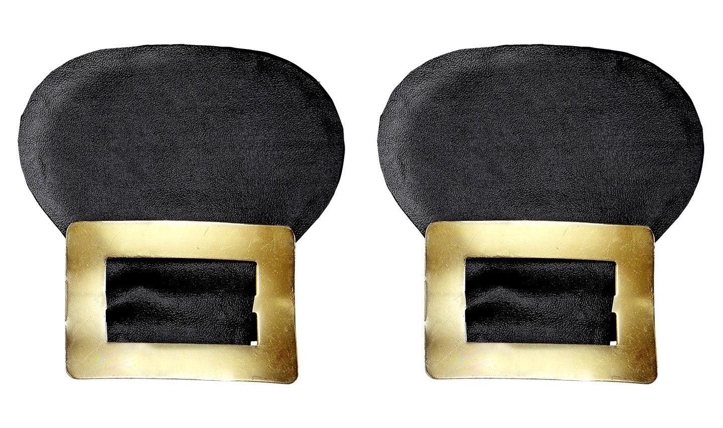 Hebillas de Zapatos de Época Doradas de Metal Complementos Venecianos y de Época Widmann