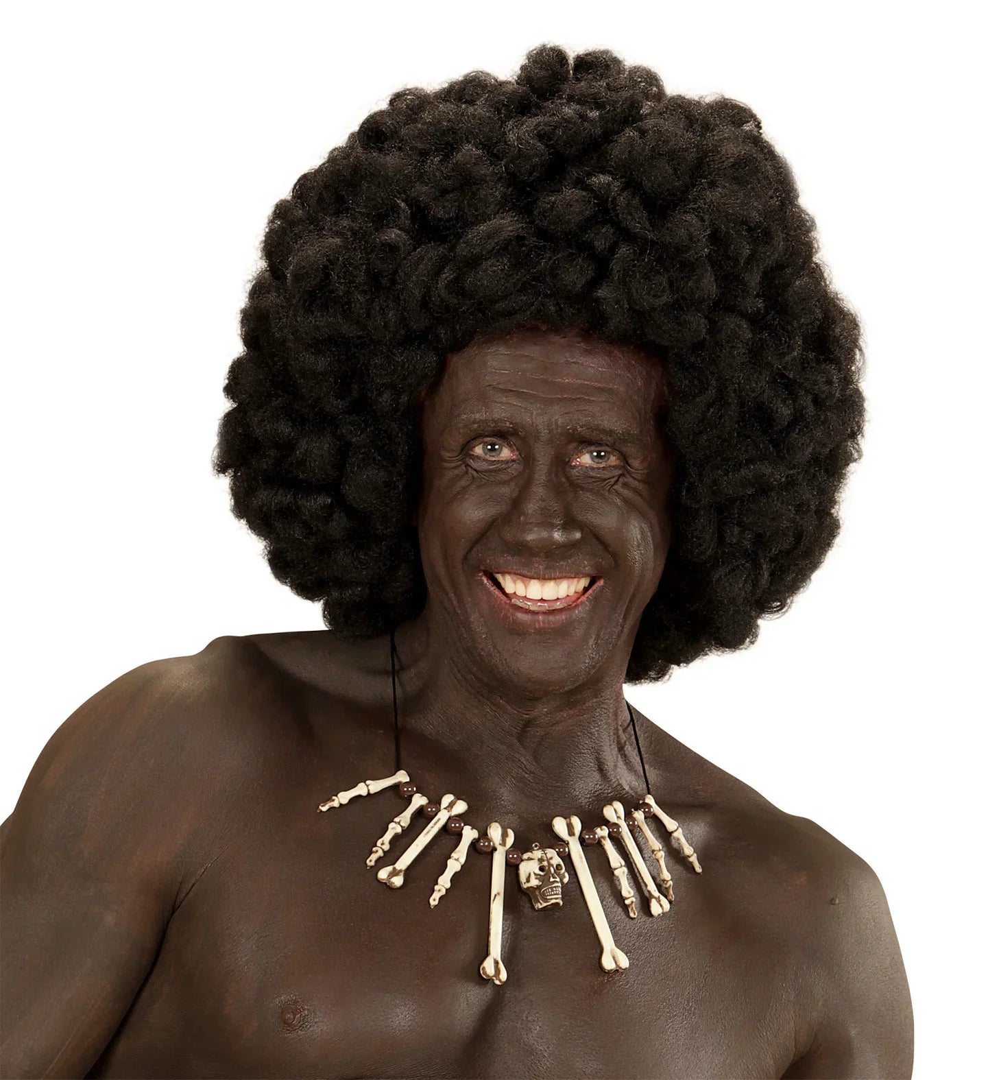 Collar con Huesos y Calavera Complementos Trogloditas y Cavernícolas Widmann