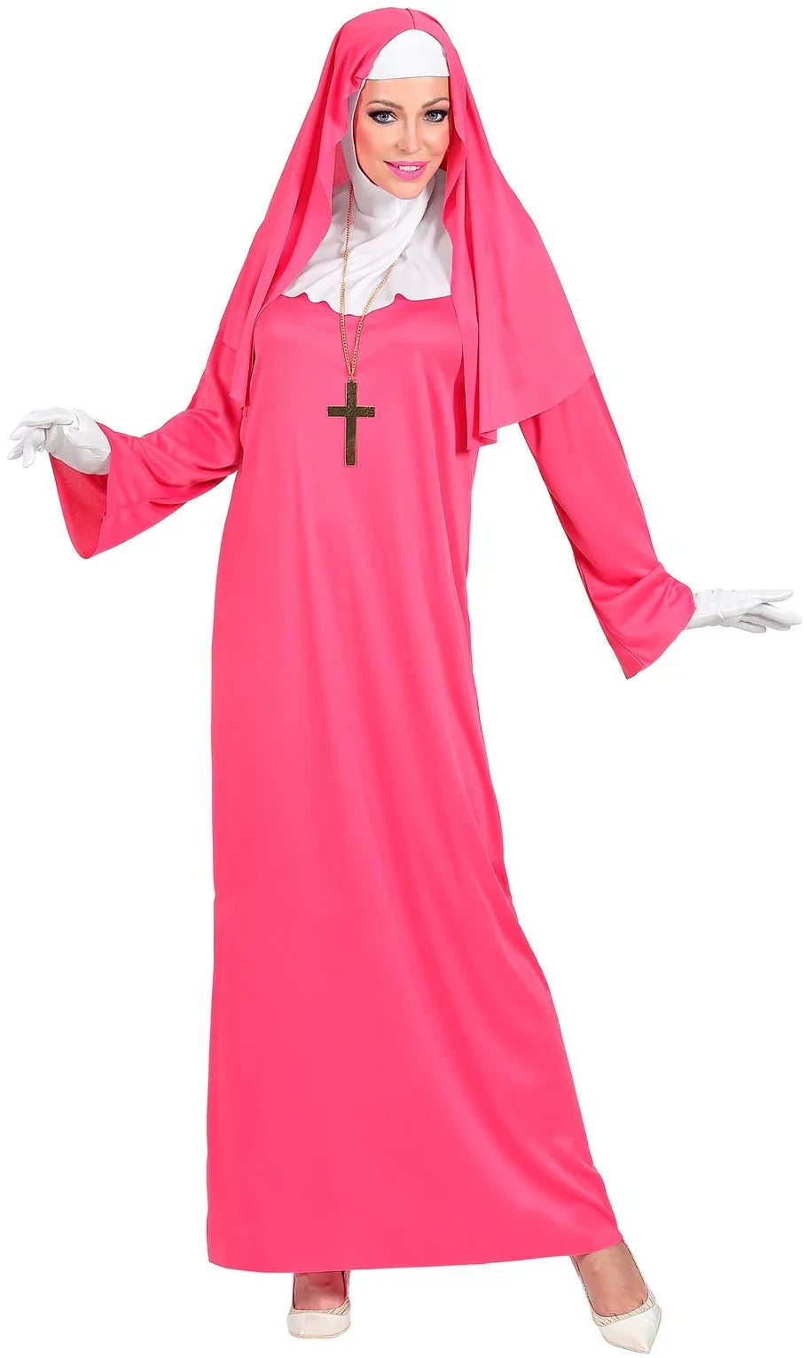 Disfraz de Monja Rosa para Mujer Monjas Widmann