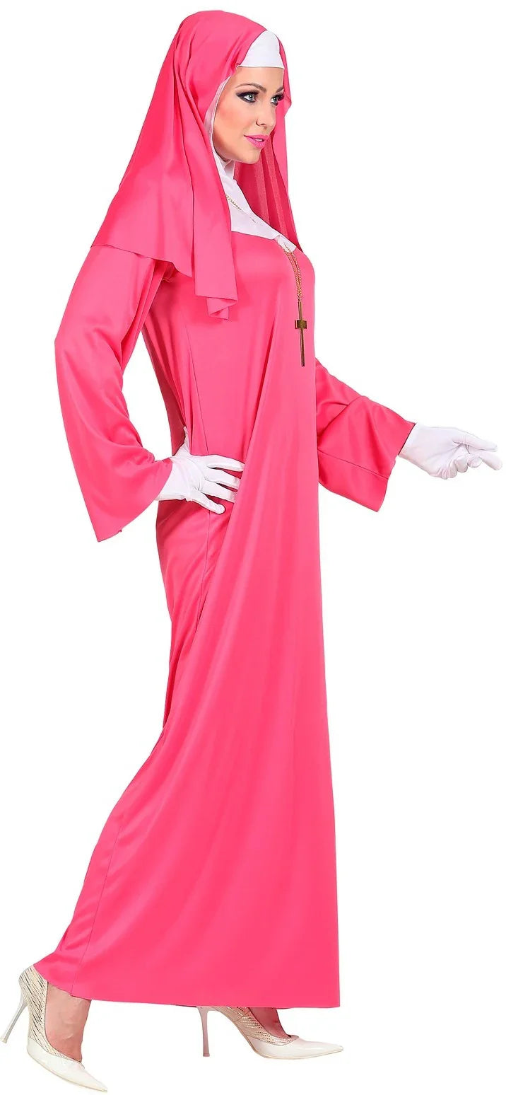 Disfraz de Monja Rosa para Mujer Monjas Widmann