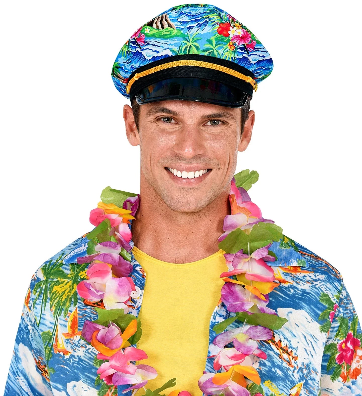 Gorra Hawaiana de Capitán de Barco Complementos Hawaianos Widmann