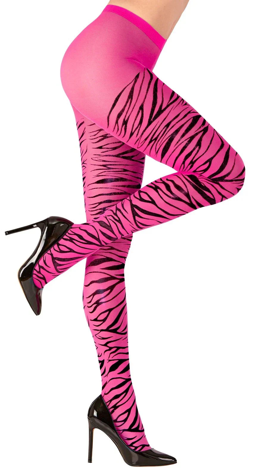 Panties Rosas con Estampado de Cebra para Adulto Medias y Pantys Widmann