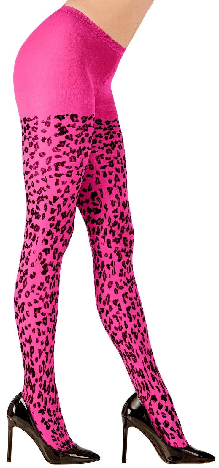 Panties Rosas con Estampado de Leopardo para Adulto Medias y Pantys Widmann