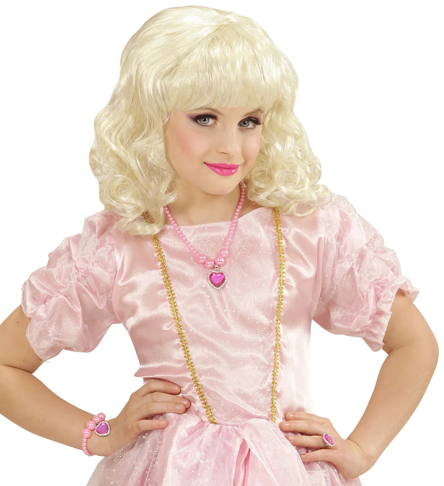 Collar, Pulsera y Anillo de Princesa para Niña Complementos Princesas Widmann