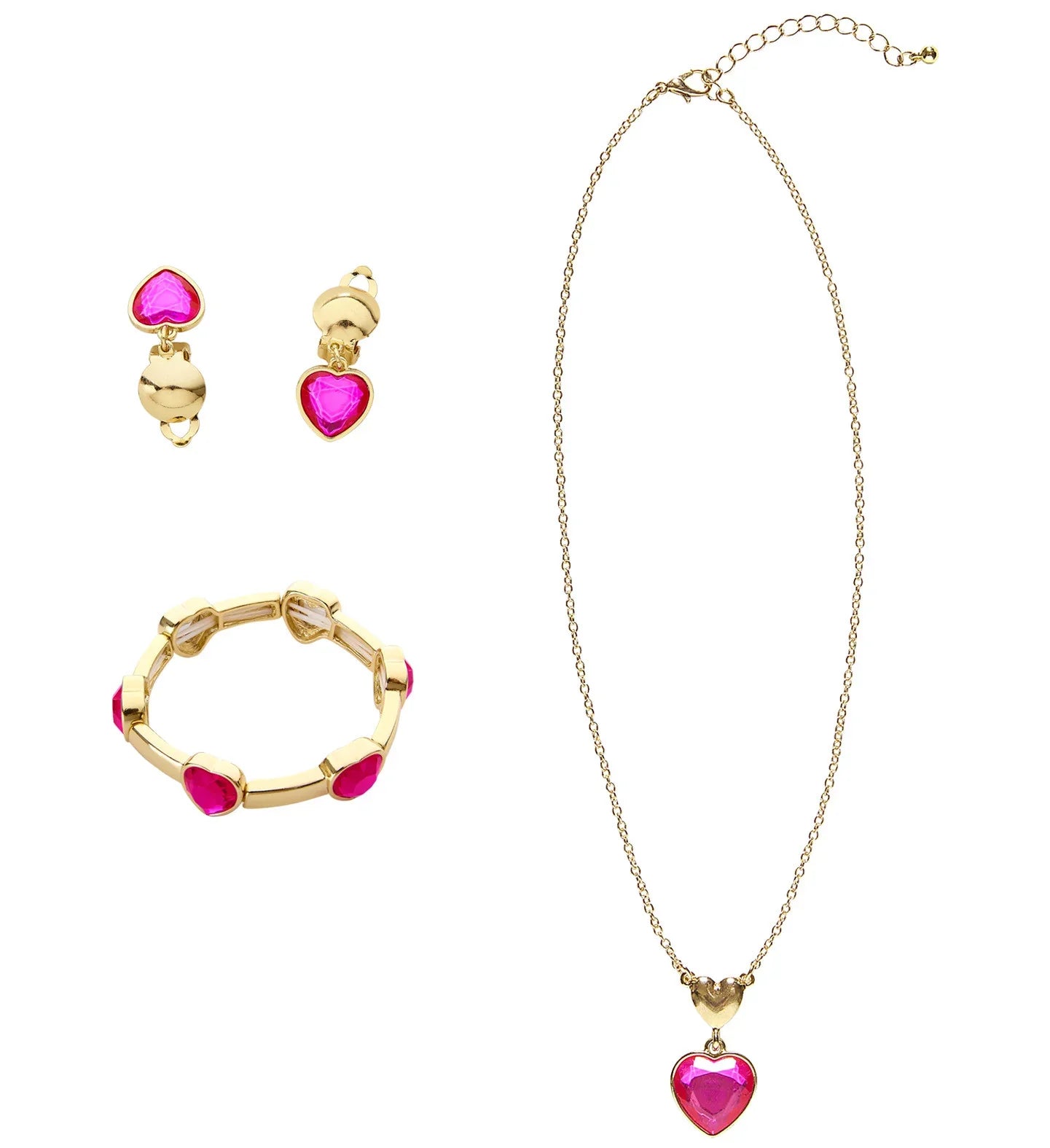 Collar, Pendientes y Pulsera de Princesa para Niña Complementos Princesas Widmann