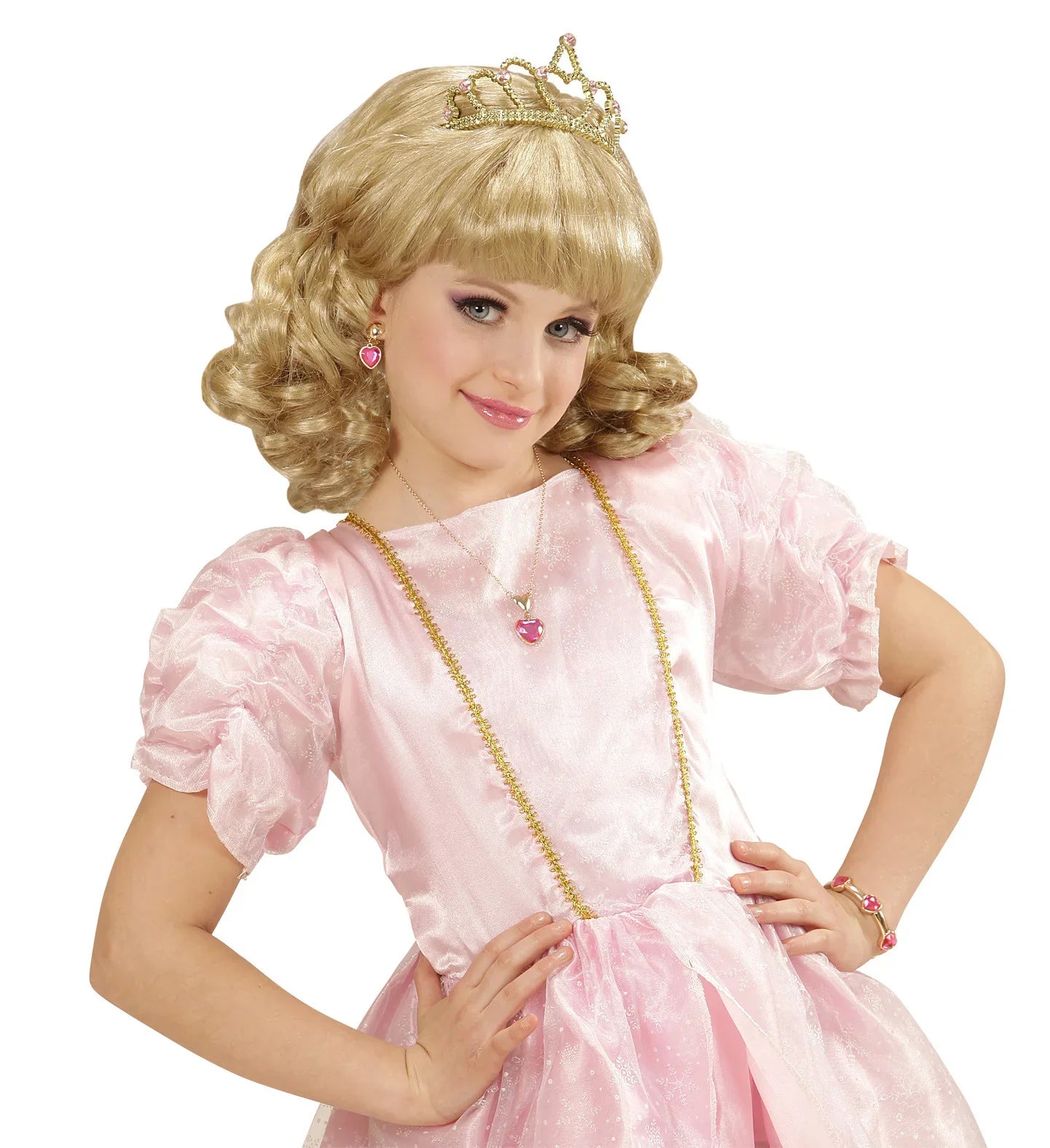 Collar, Pendientes y Pulsera de Princesa para Niña Complementos Princesas Widmann