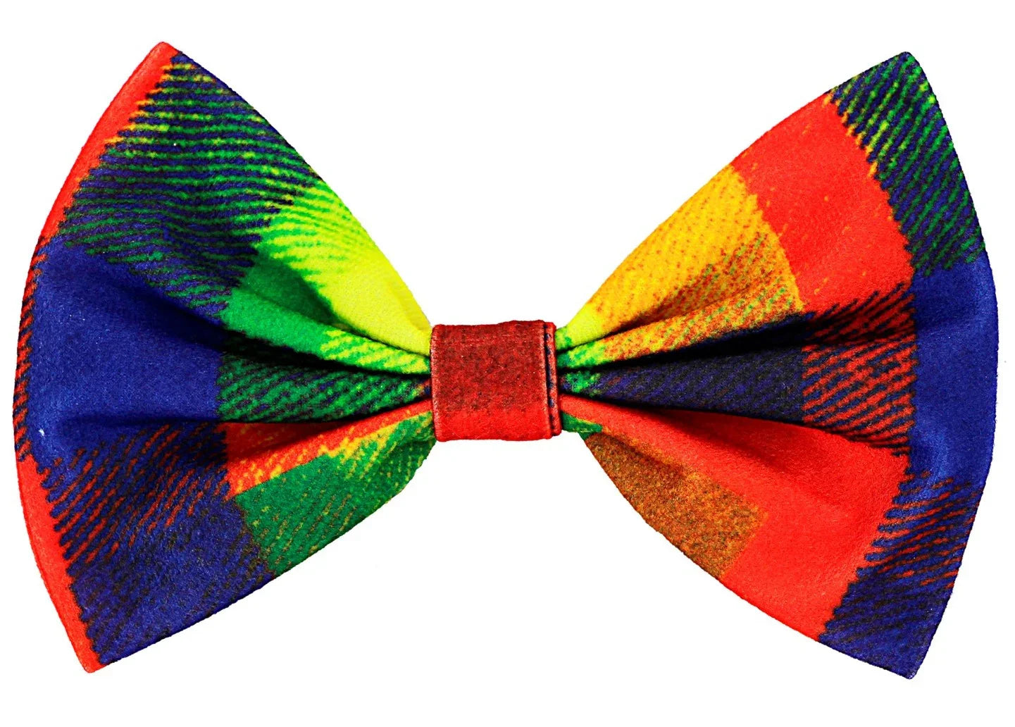 Pajarita de Payaso de Cuadros Multicolor Complementos Payasos Widmann