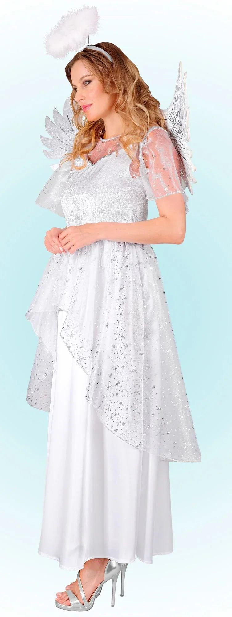 Disfraz de Ángel del Cielo para Mujer Ángeles Widmann
