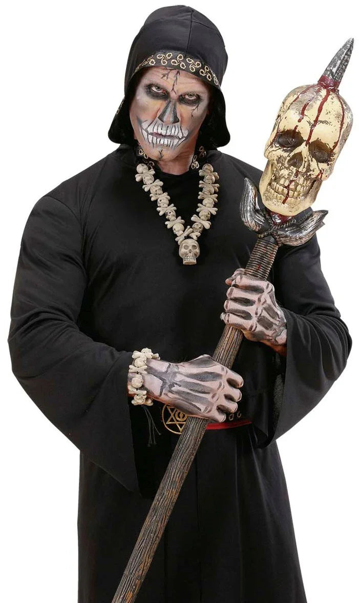 Pulsera Vudú con Calaveras y Huesos Accesorios Halloween Widmann