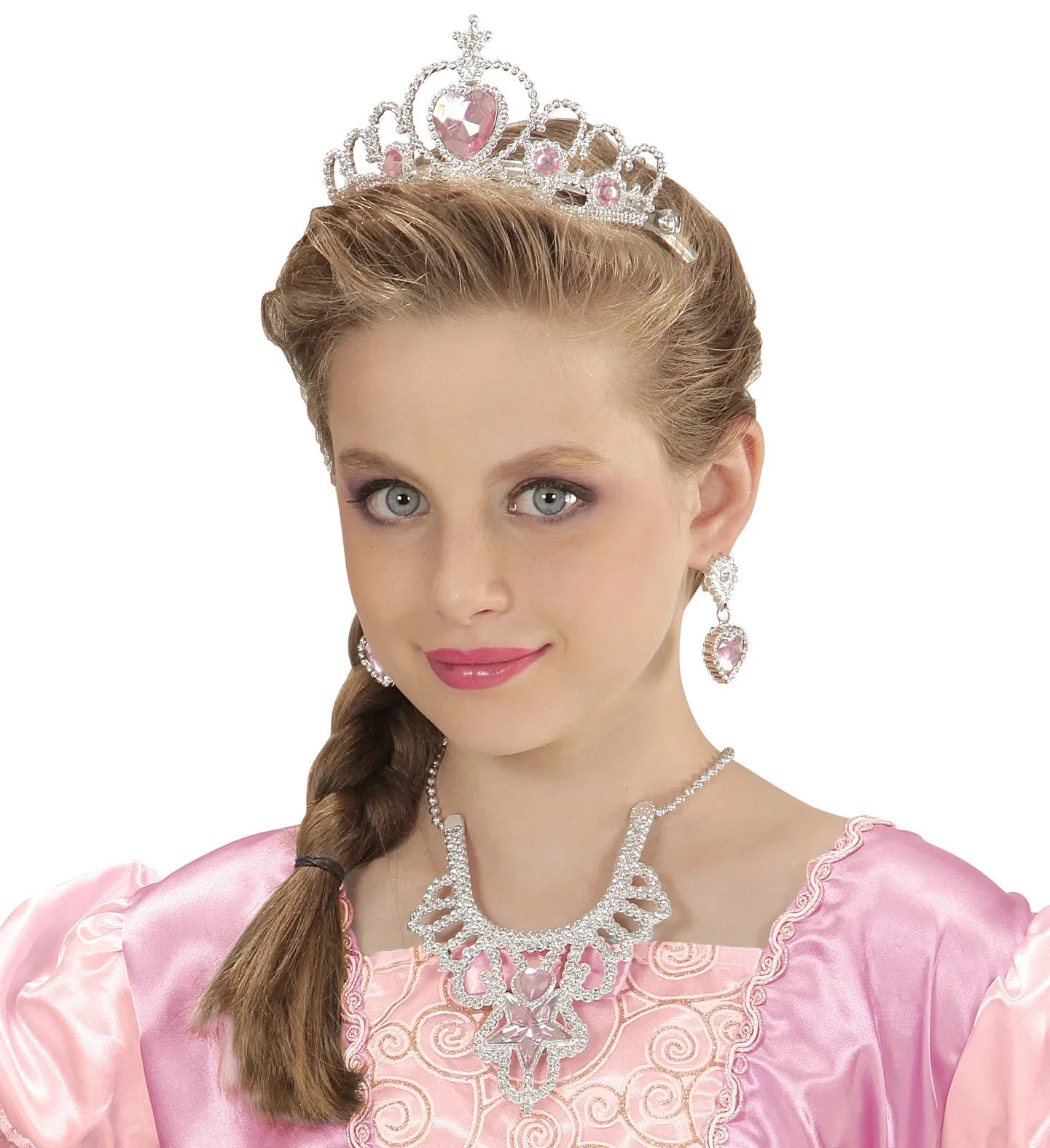 Tiara, Pendientes y Collar de Princesa para Niña Complementos Princesas Widmann