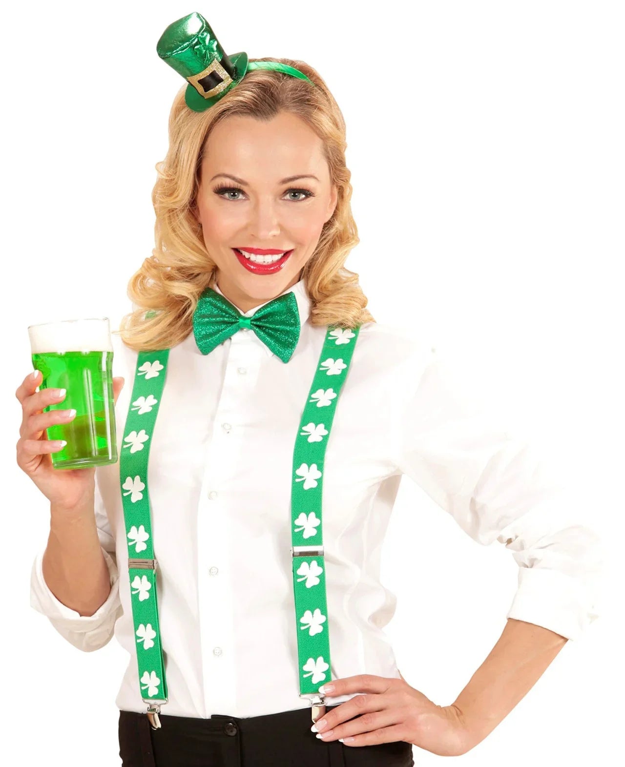 Mini Sombrero Verde de Irlandés del Día de San Patricio San Patricio Widmann