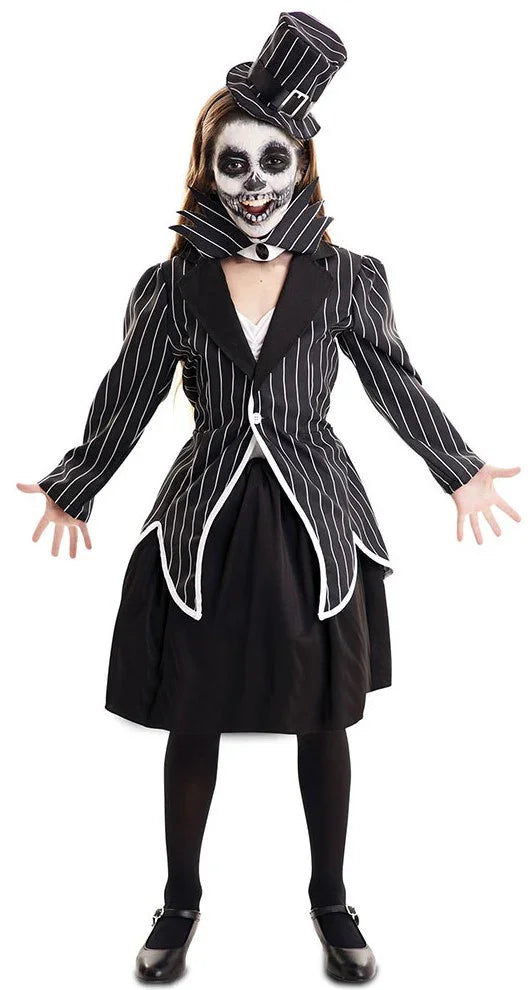 Disfraz de Jack Skellington para Niña Esqueletos EuroCarnavales