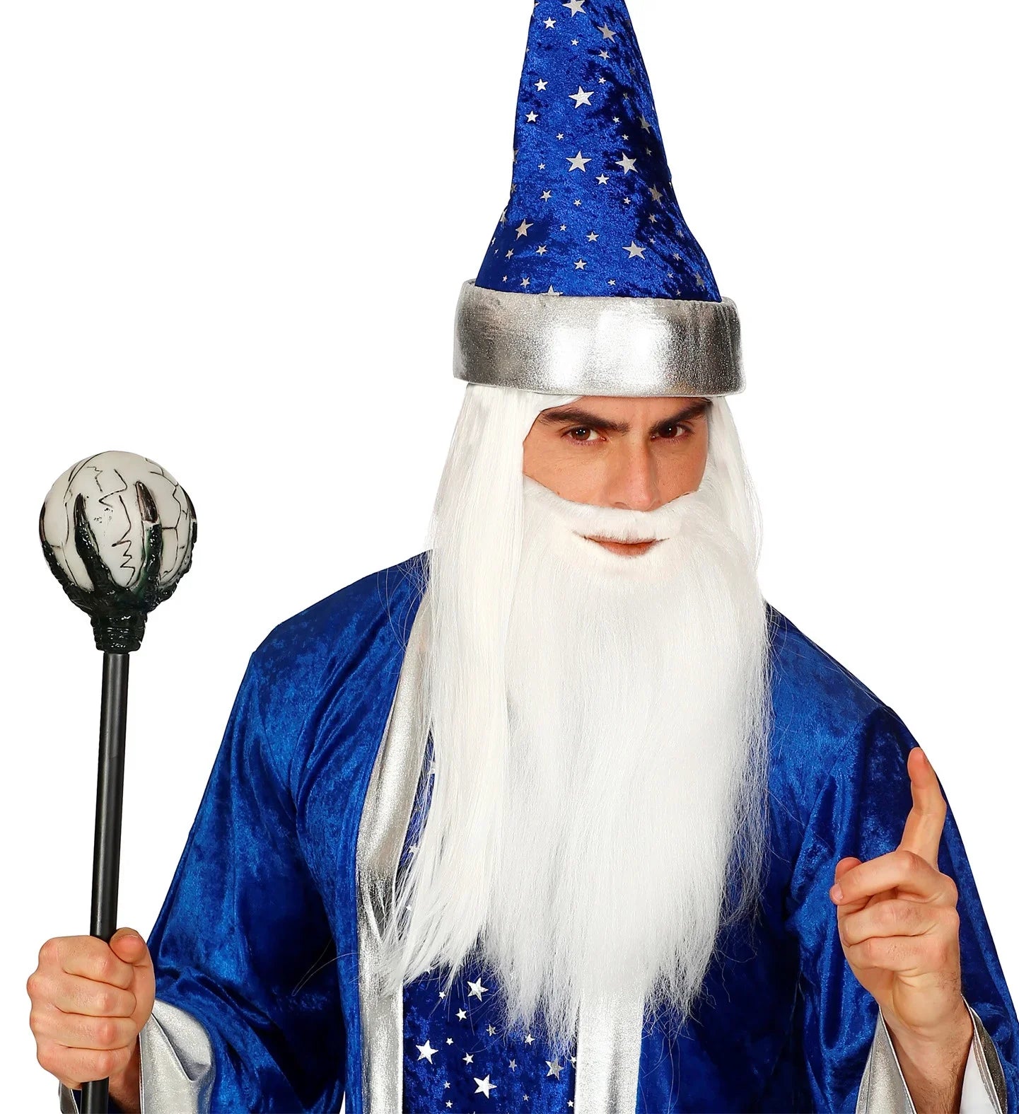 Barba Larga Blanca con Bigote Barbas y Bigotes Widmann