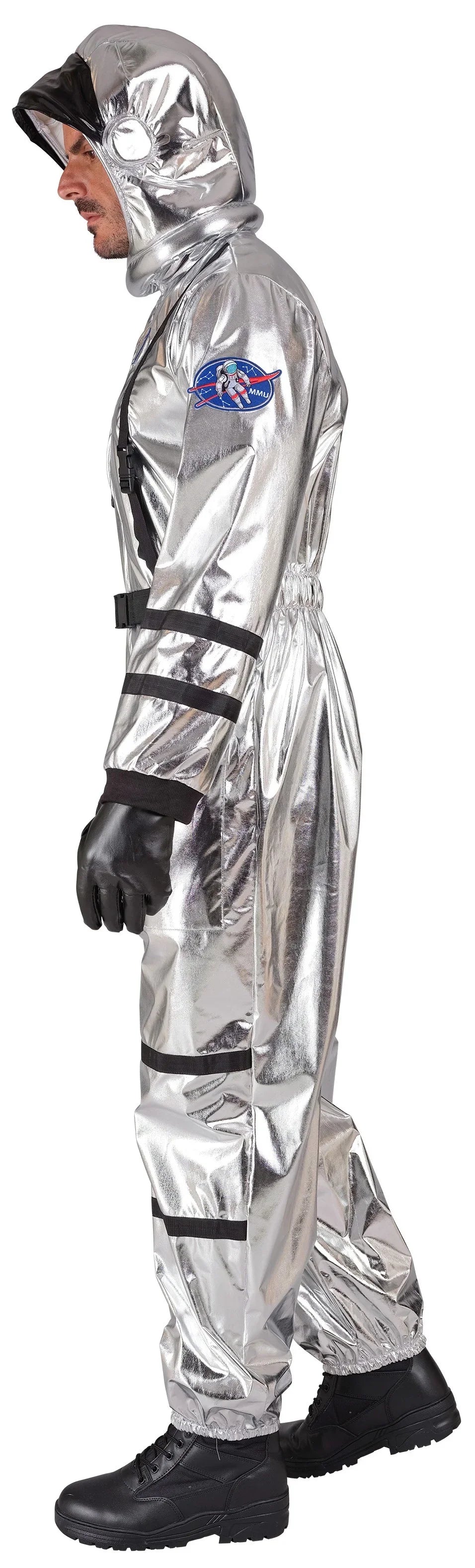 Disfraz de Astronauta Plateado con Casco para Hombre Astronautas Widmann