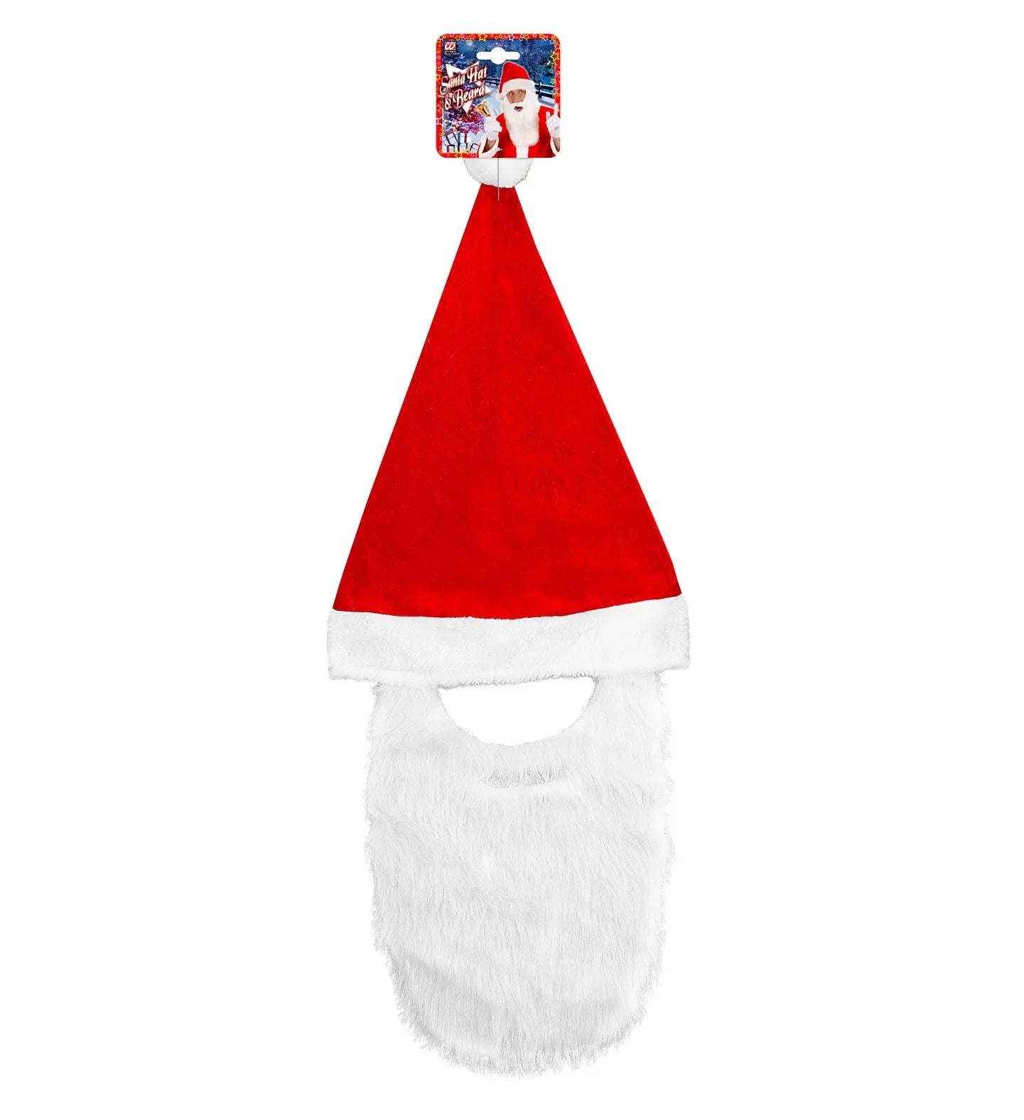 Gorro de Santa con Barba Navidad Widmann