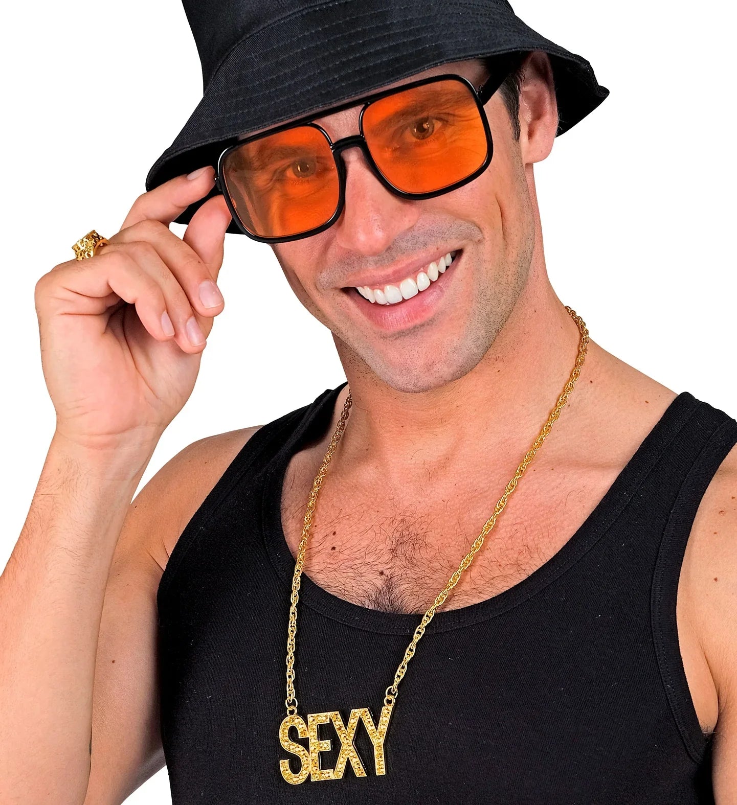 Collar Dorado con Colgante SEXY con Pedrería Collares, Colgantes y Gargantillas Widmann