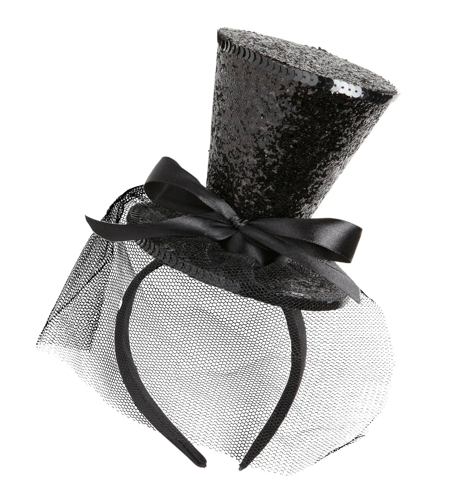 Diadema con Mini Chistera Negra Sombreros y Gorros Widmann