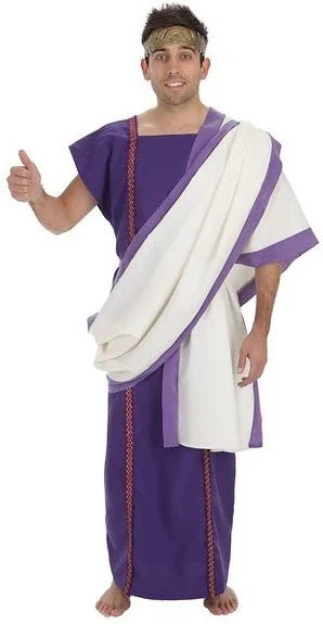 Disfraz de Senador Romano Morado para Hombre Senadores Romanos Llopis
