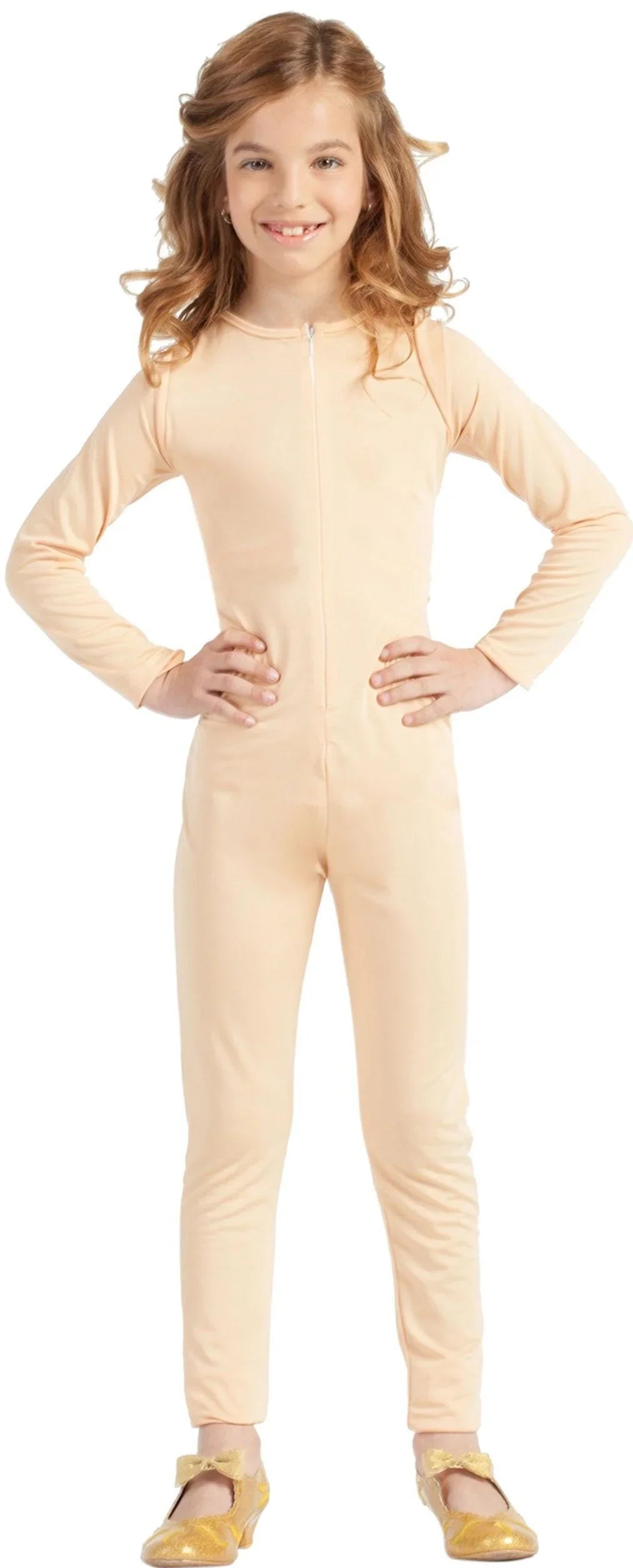 Malla de Cuerpo Entero Color Carne Infantil Mallas y Maillots Kimokawaii