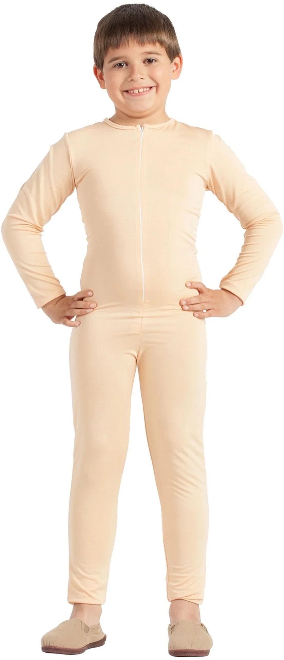 Malla de Cuerpo Entero Color Carne Infantil Mallas y Maillots Kimokawaii