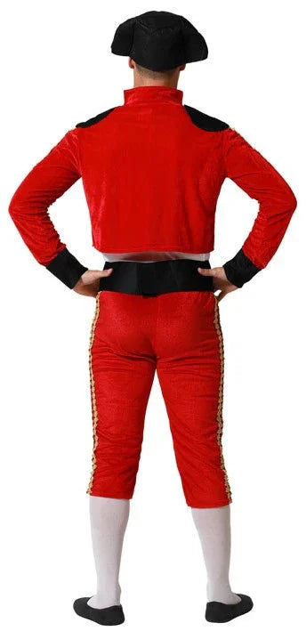 Disfraz de Torero Banderillero Rojo para Hombre Toreros Atosa