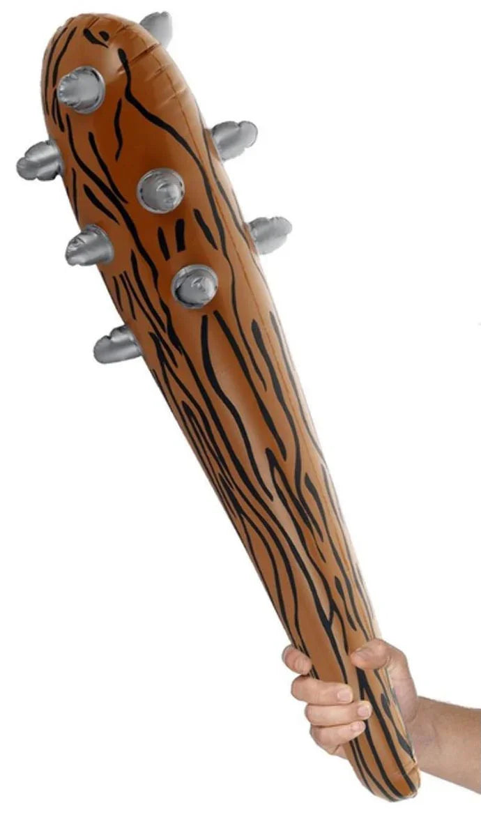 Porra de Cavernícola Hinchable con Pinchos Complementos Trogloditas y Cavernícolas Smiffys