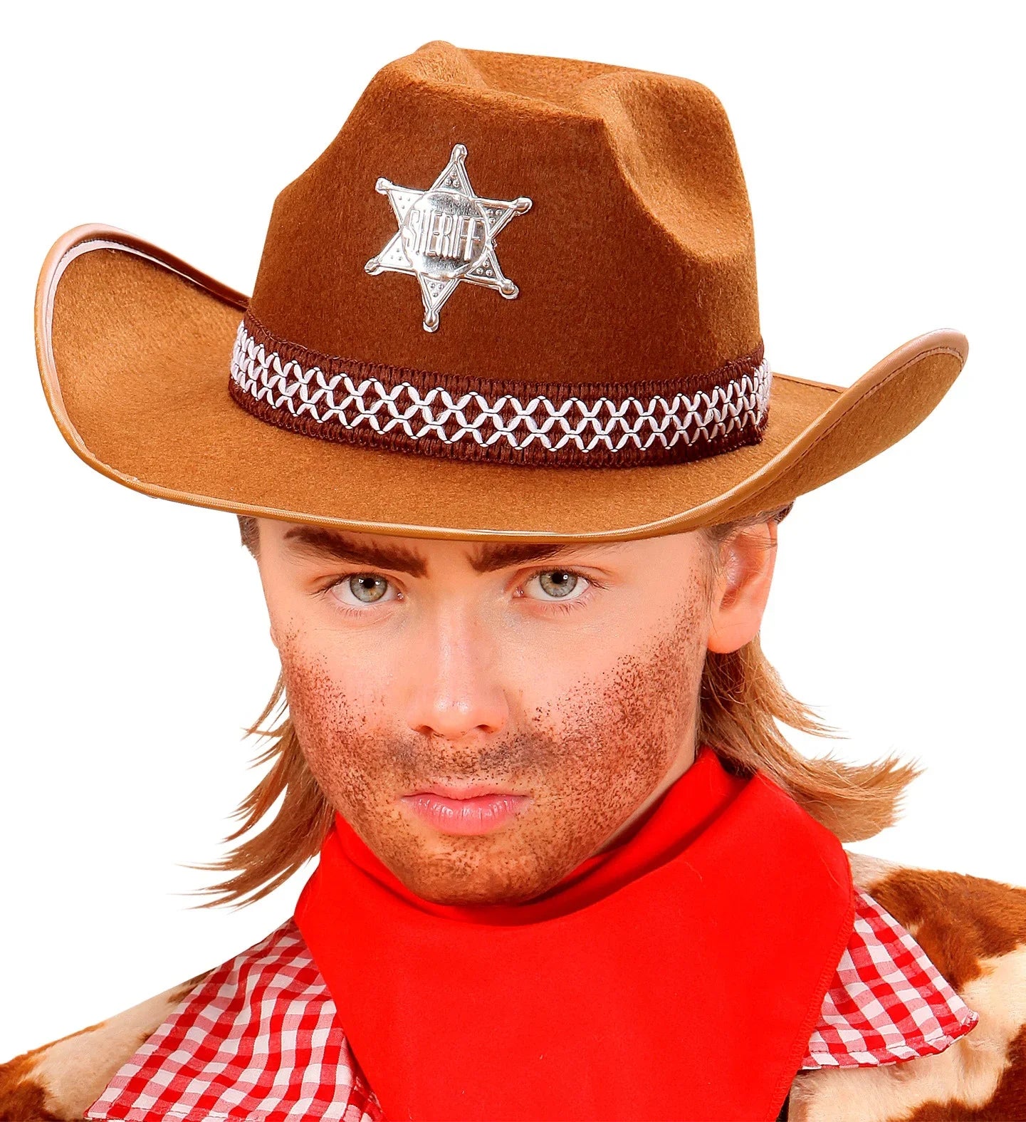 Sombrero Infantil marron Sheriff COMPLEMENTOS Widmann