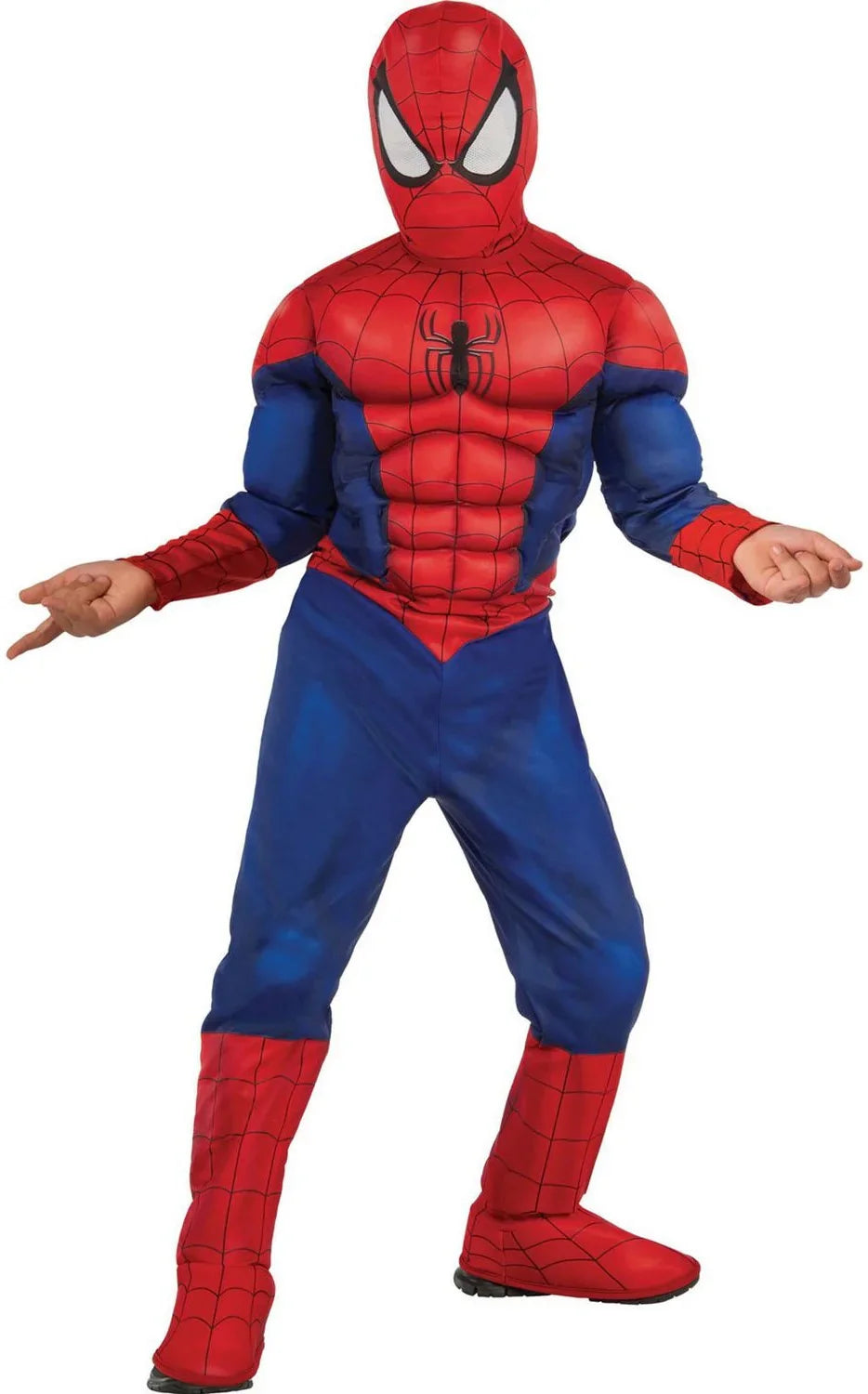 Disfraz de Spider-Man Musculoso Oficial Marvel para Niño Spiderman Rubies